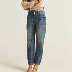 Anthropologie Pilcro The Wanderer Mid Rise Relaxed Leg Jeans